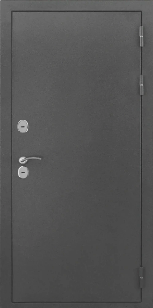 Входная дверь ДвериПРО L-Термо серебро ФЛП-560 МДФ 10мм DPRO204492 внешняя сторона