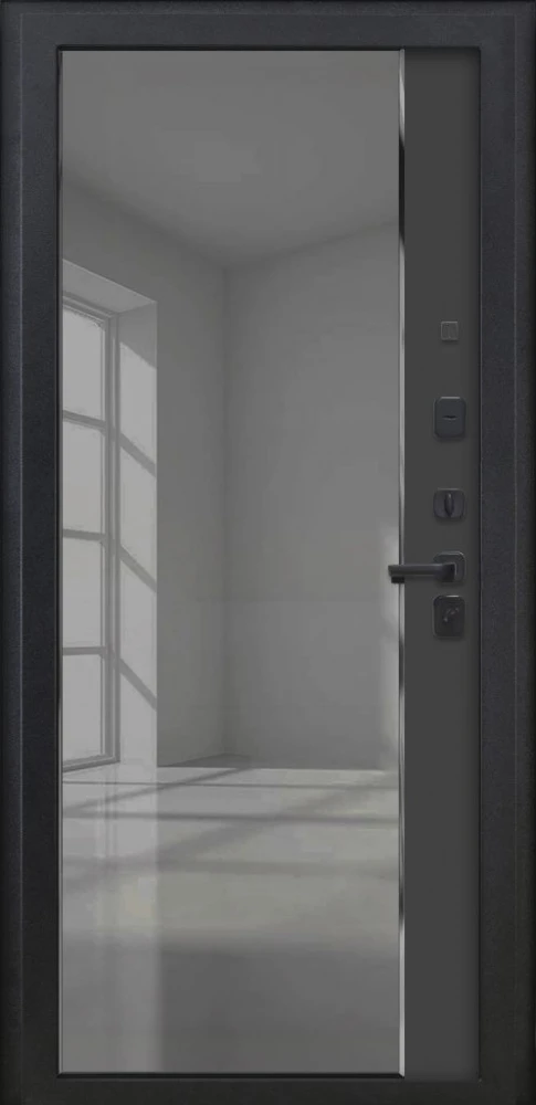Входная дверь ДвериПРО Л-3б ФЛЗ-618 Черный кварц DPRO227967 внутренняя сторона