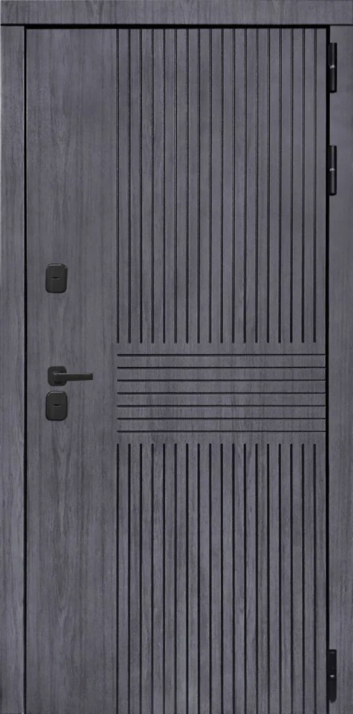 Входная дверь ДвериПРО Берген ФЛ-291 (Line, 10мм, белый софт) DPRO220580 внешняя сторона