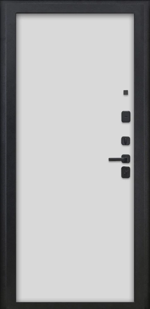 Входная дверь ДвериПРО Росна Гладкая Белый матовый DPRO226160 внутренняя сторона